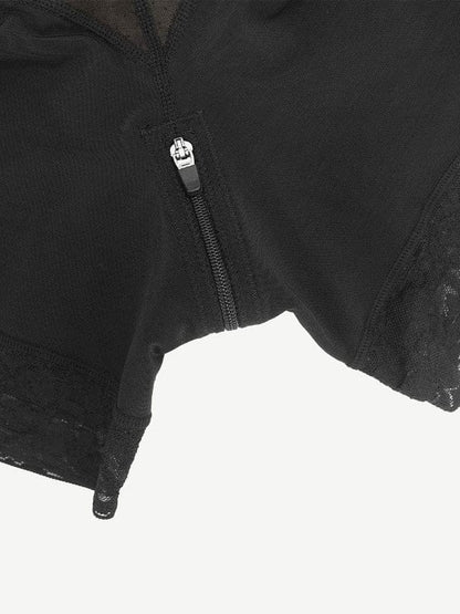 CurvyPower | UK Waist Trainer Elegant Lace Waist Trainer Compression Shapewear Shorts