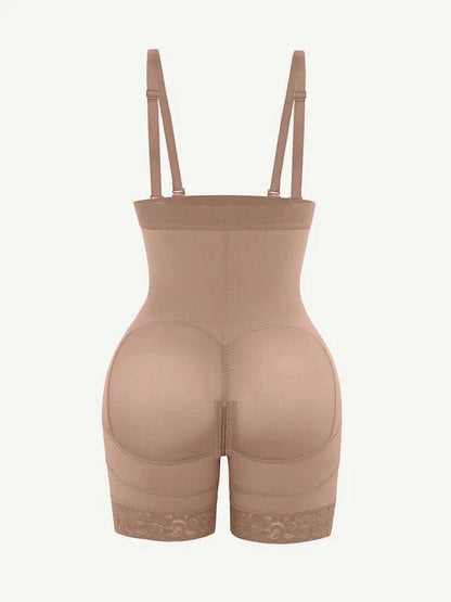 CurvyPower | UK Waist Trainer Elegant Lace Waist Trainer Compression Shapewear Shorts