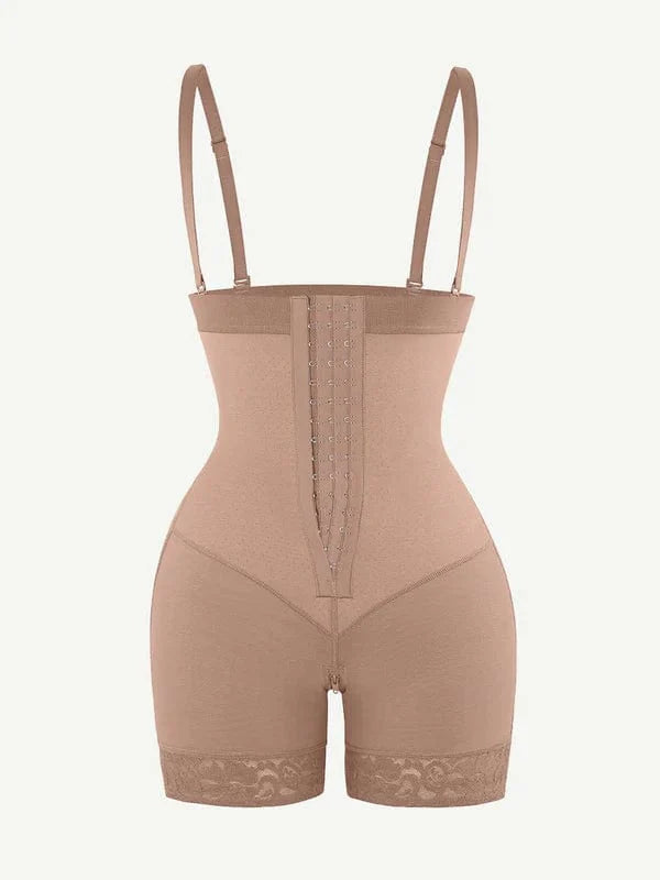 CurvyPower | UK Waist Trainer Elegant Lace Waist Trainer Compression Shapewear Shorts